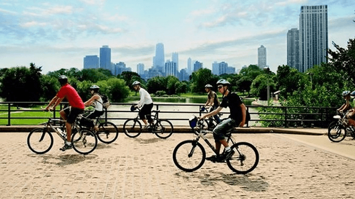 Types of Bike and Roll Tours city